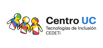 Logo del Centro UC Tecnologías de Inclusion CEDETI